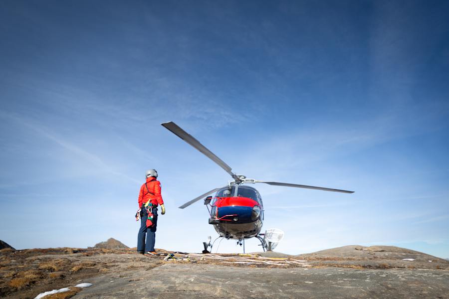 Hubschrauber Alpinpolize