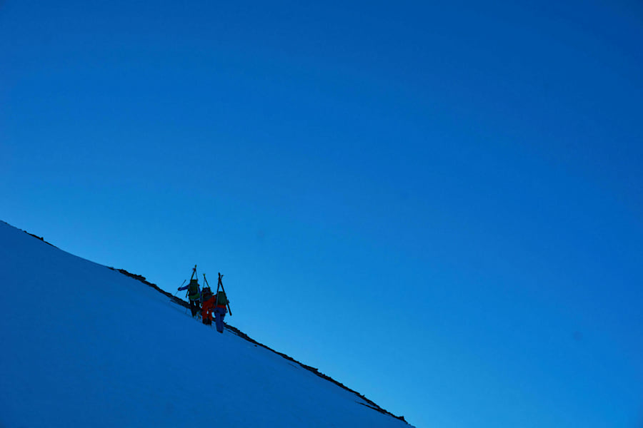 Le Défi: Auf den Grand Combin in den Walliser Alpen in der Schweiz