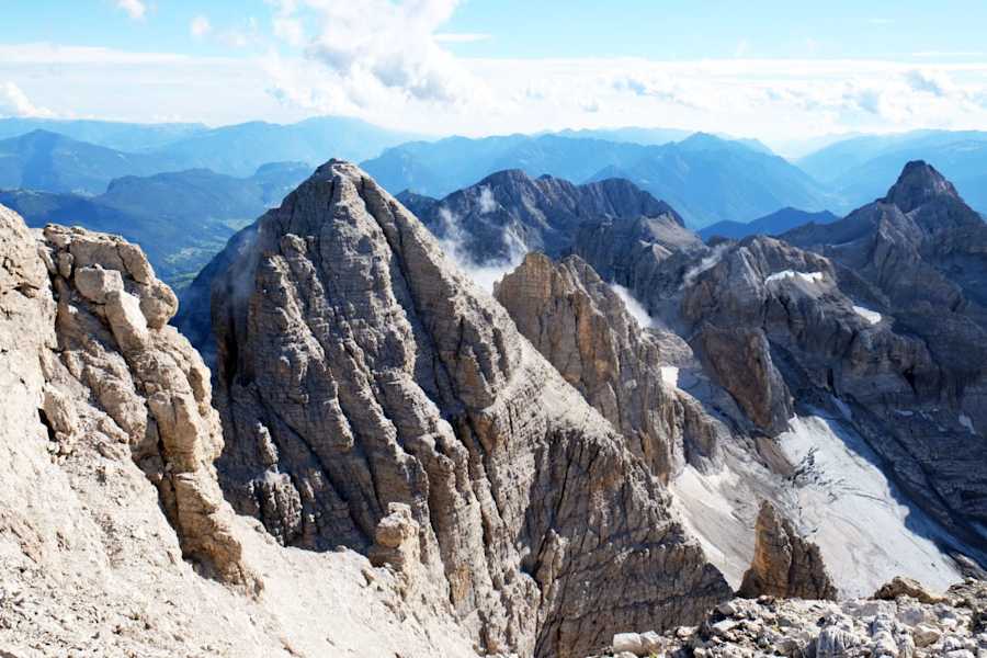 Blick vom Gipfel der Cima Tosa
