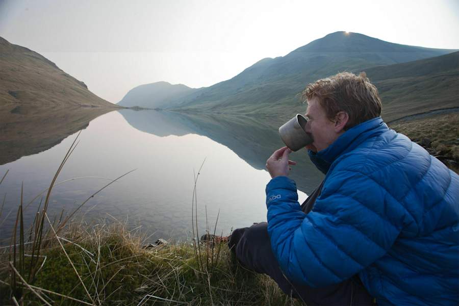 5 to 9 statt 9 to 5 - Einen Kaffee am See trinken