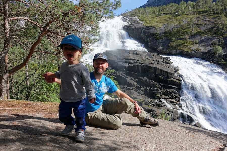 Campen mit Kindern in Norwegen