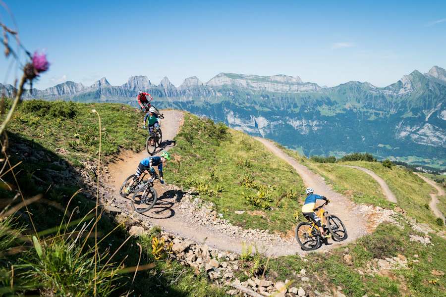 Bike-Trail am Flumserberg