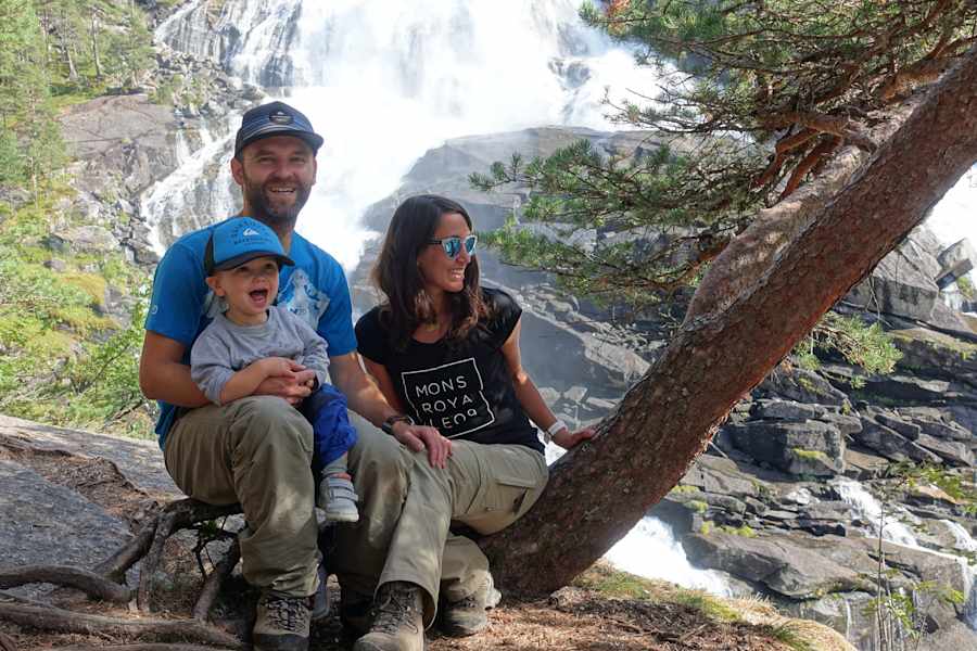 Campen mit Kindern in Norwegen