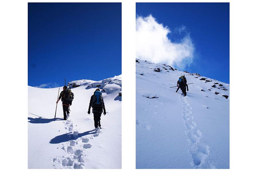 Osttiroler Pilgerweg: Aufstieg zur Kreuzspitze in der Venedigergruppe