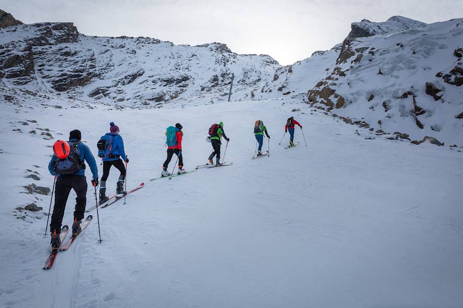 Aufstieg Skitouren-Opening