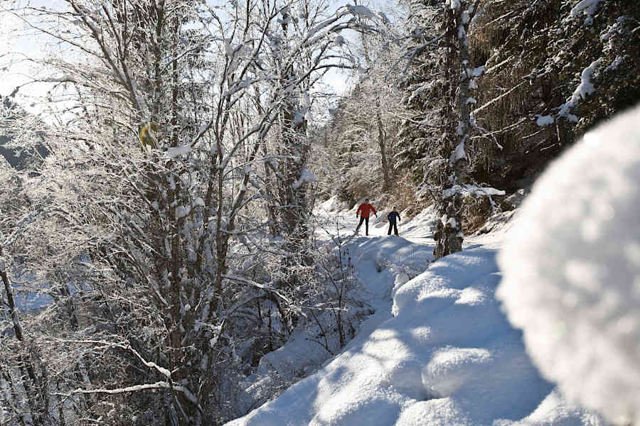 Auch Langlaufen ist im Unterengadin möglich.
