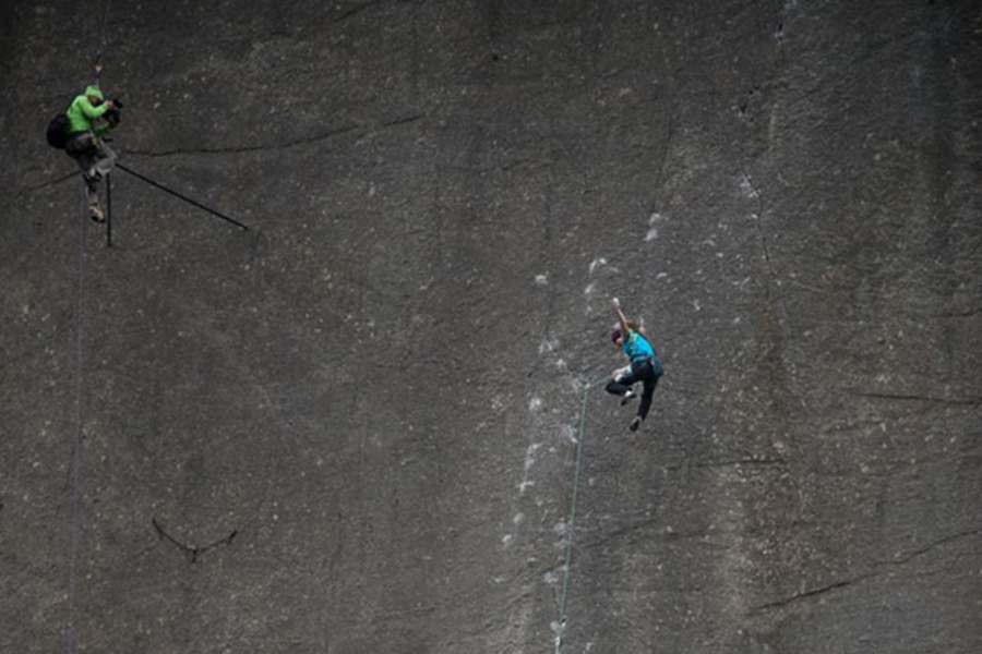 Barbara Zangerl auf der Bürser Platte