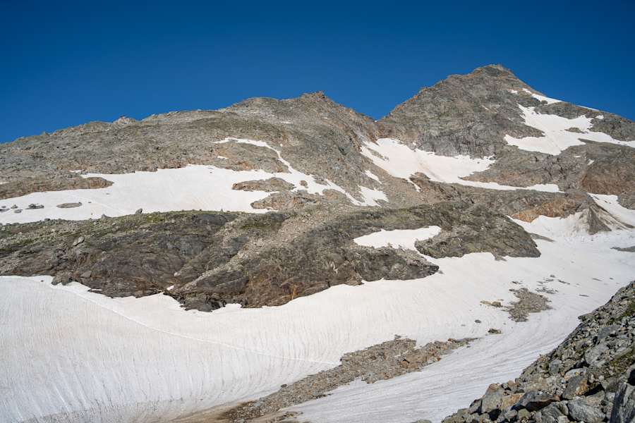 Schneefelder am Hohen Sonnblick