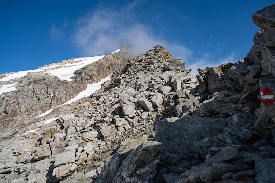 Der Gipfelgrat des Hohen Sonnblicks