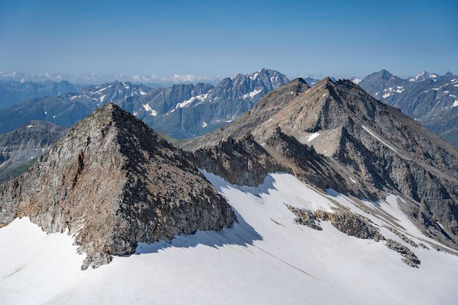 Panorama vom Gipfel des Hohen Sonnblicks