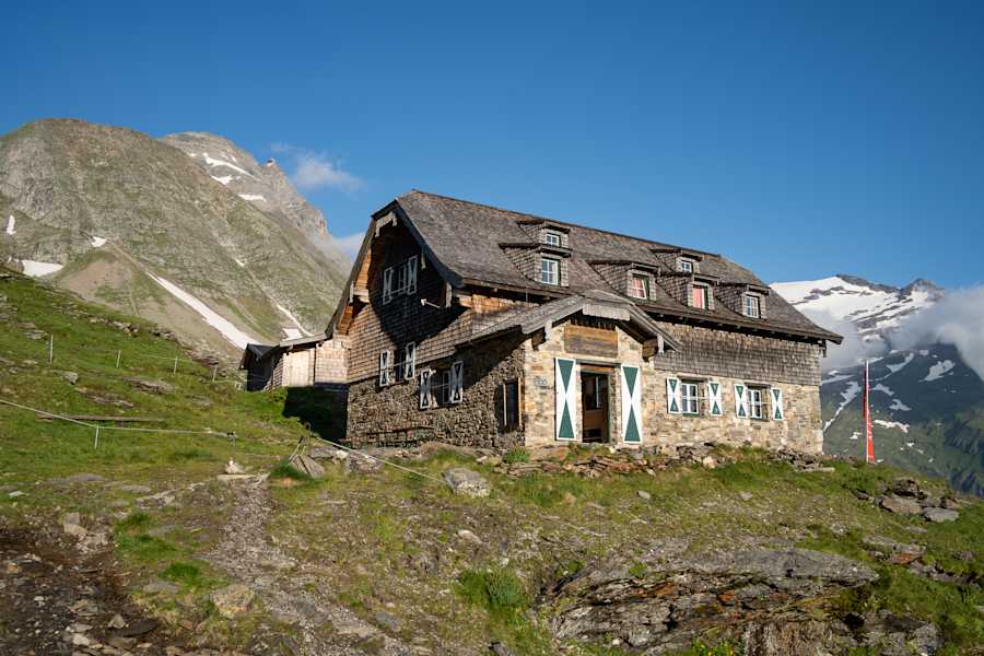 Schutzhaus Neubau mit Hohem Sonnblick
