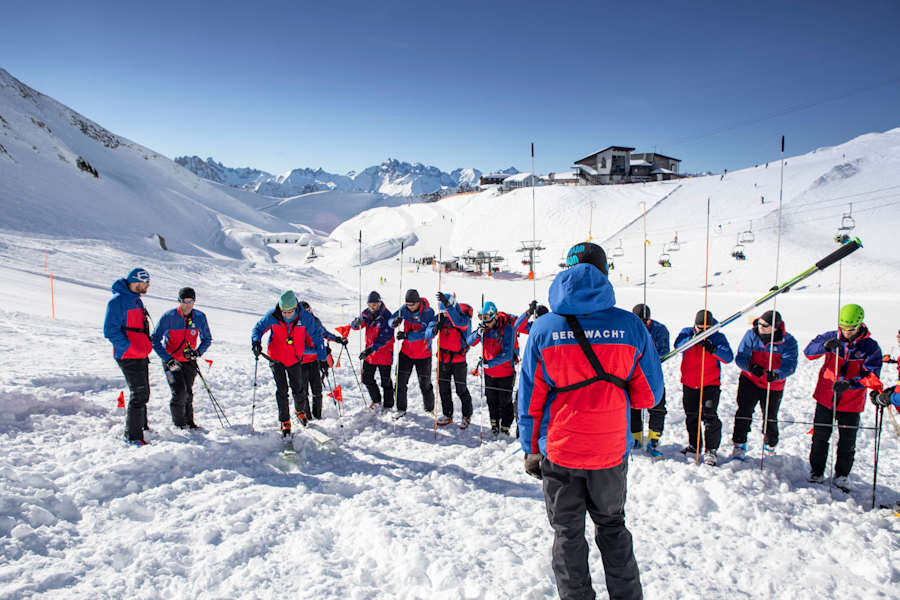 Lawinensuche der Bergwacht Bayern