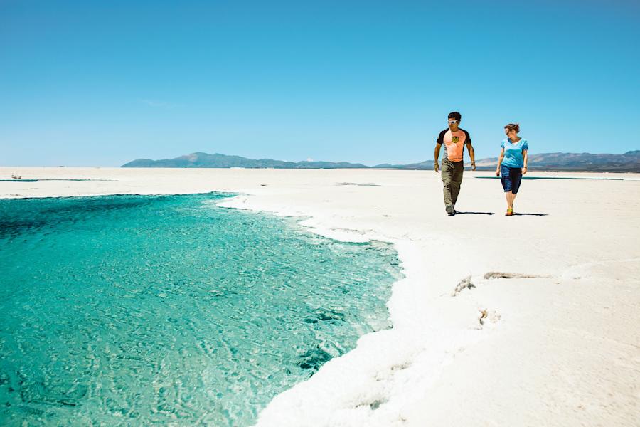 Die Salzseen der Salinas Grandes auf knapp 3.500 Meter Höhe