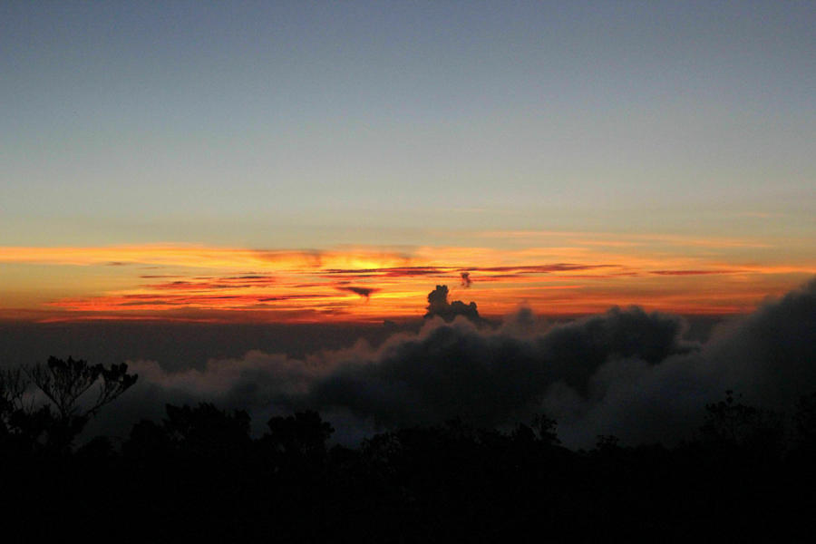 Morgendämmerung auf dem Blue Mountain Peak