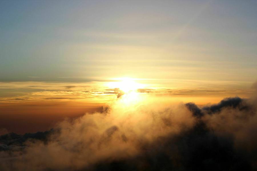 Sonnenaufgang auf dem Blue Mountain Peak