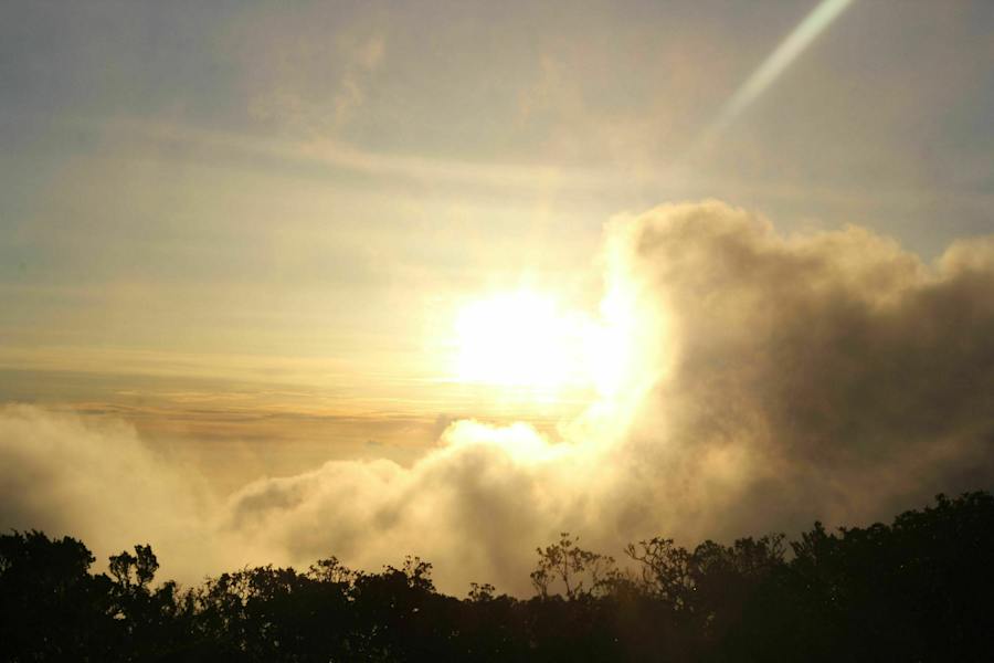 Sonnenaufgang auf dem Blue Mountain Peak