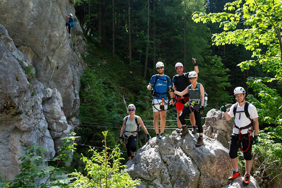 Bergwelten Mein erster Klettersteig
