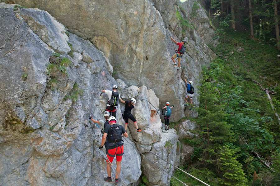Bergwelten Mein erster Klettersteig