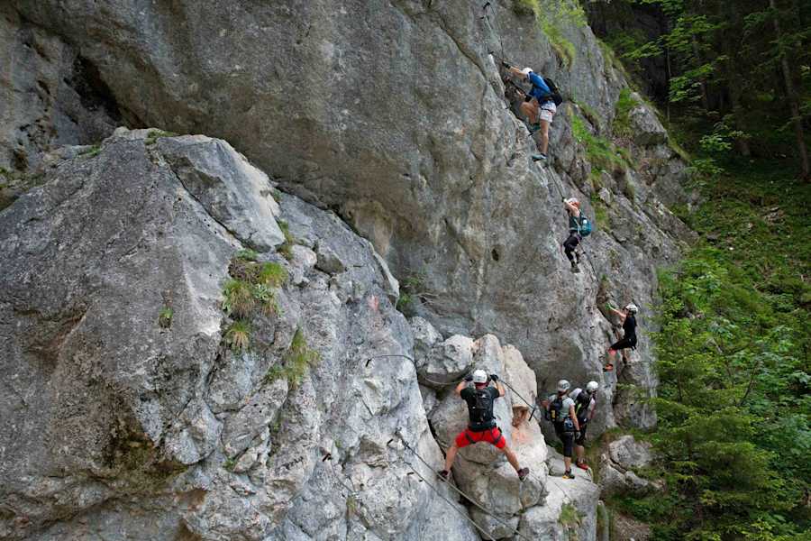 Bergwelten Mein erster Klettersteig