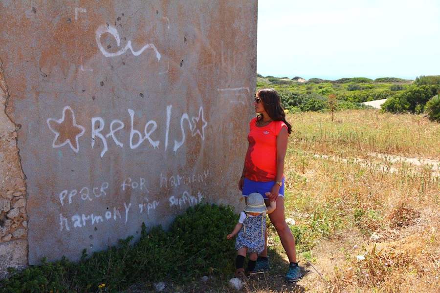 Sardinien Wandern VW-Bus Kinder