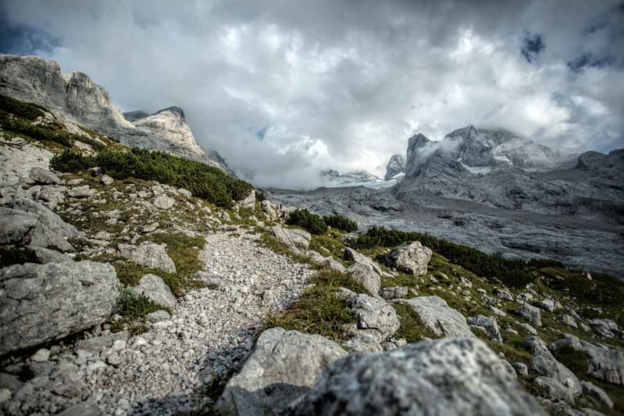 Auf dem Weg zur Adamekhütte