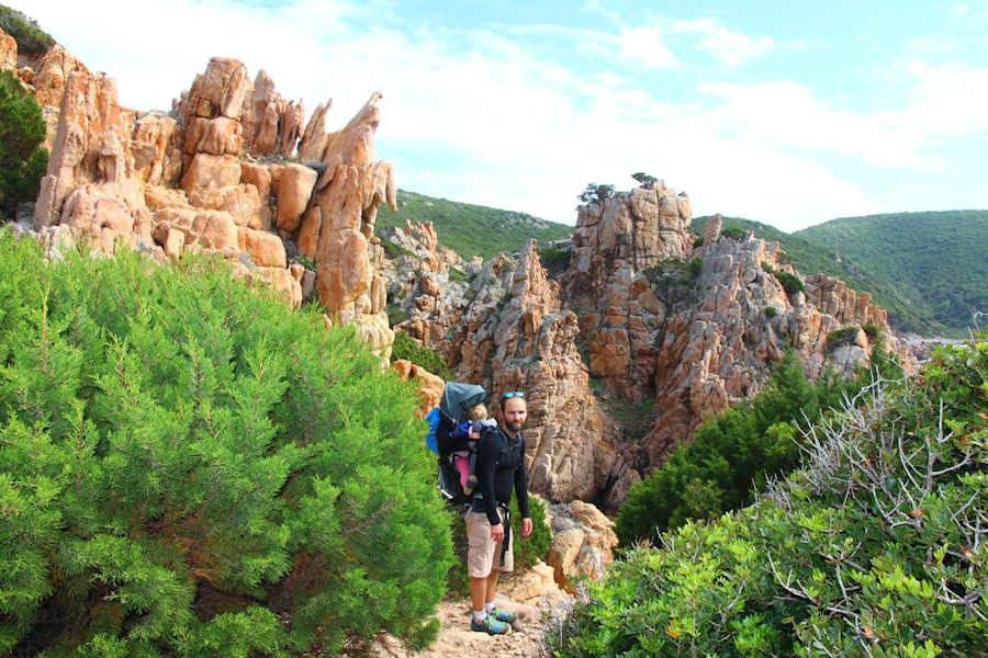 Sardinien Wanderungen VW-Bus Kinder
