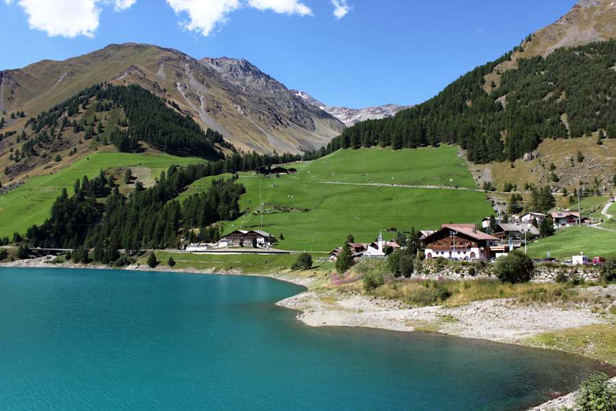Der Vernagt-Stausee auf 1.689 m Höhe