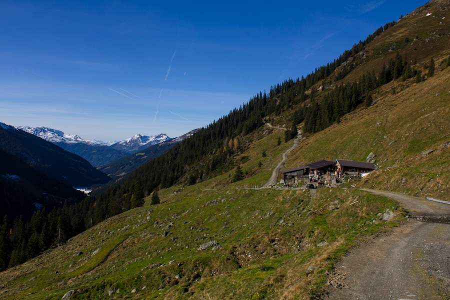 Die Kot Alm am Ende des Tals