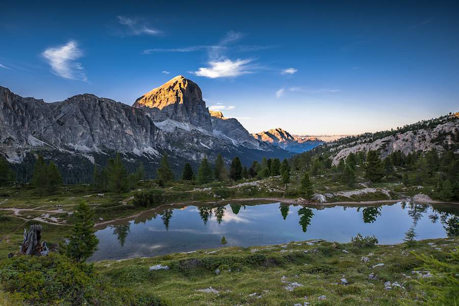 Lago di Limides am Passo Falzarego in Südtirol