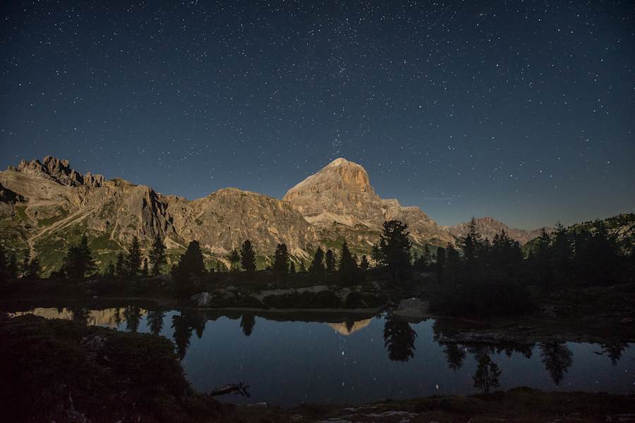 Lago di Limides am Passo Falzarego in Südtirol