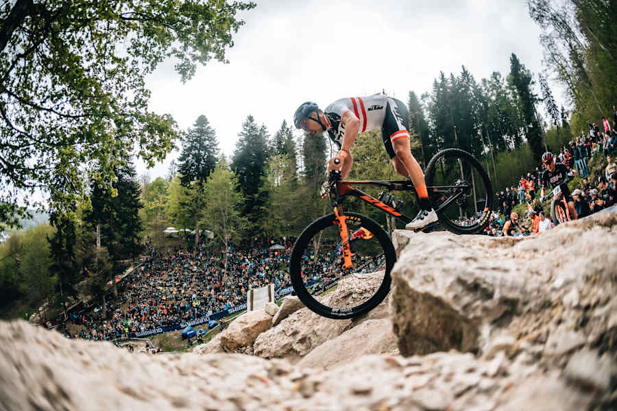 Max Foidl bei einem Cross-Country-Rennen