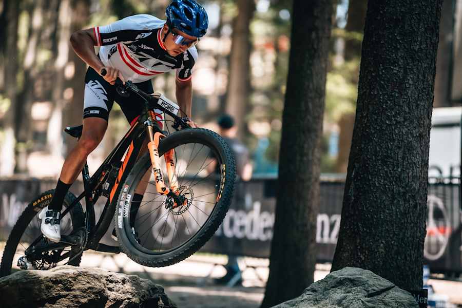 Max Foidl bei einem Cross-Country-Rennen