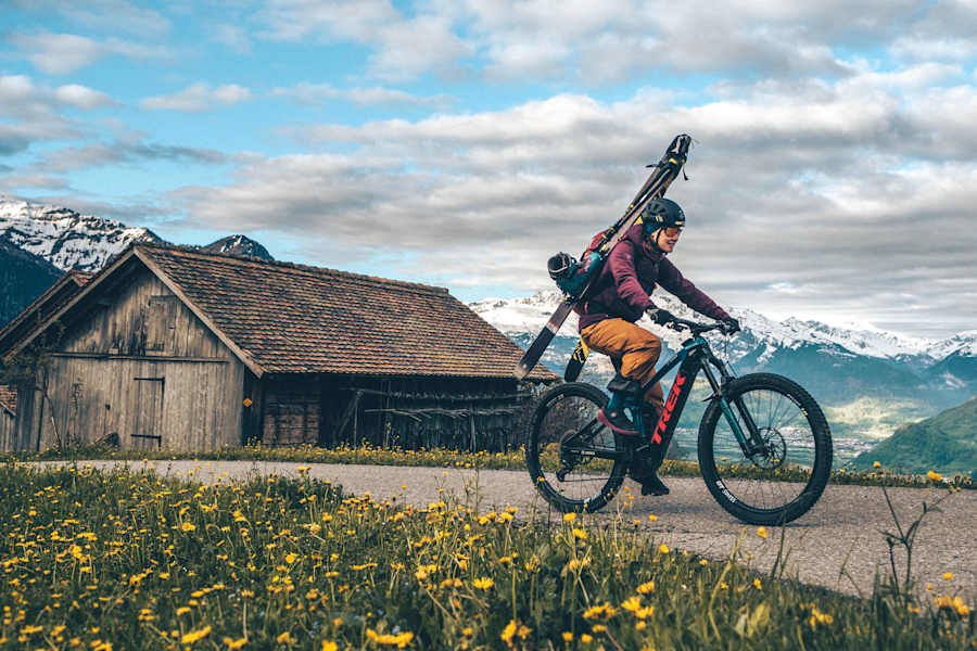 E-Bike to Ski