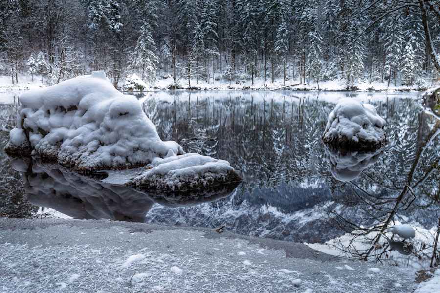 Oberbayern Garmisch Winter