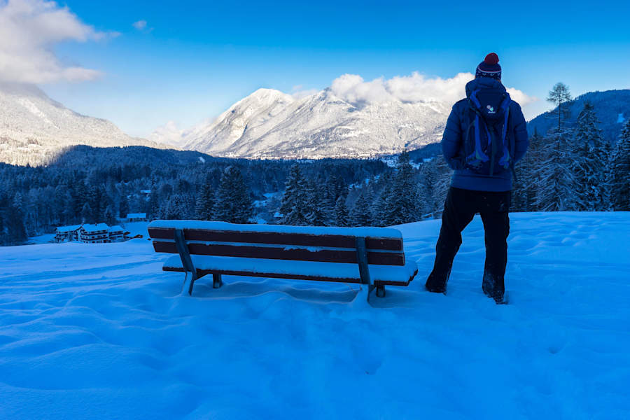 Oberbayern Garmisch Winter