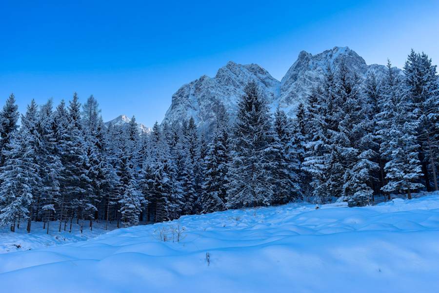 Oberbayern Garmisch Winter