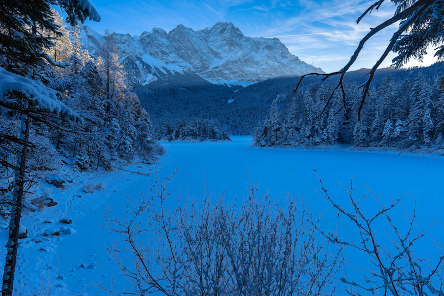 Oberbayern Garmisch Winter