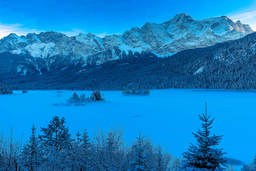 Oberbayern Garmisch Winter