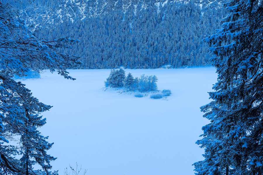 Oberbayern Garmisch Winter