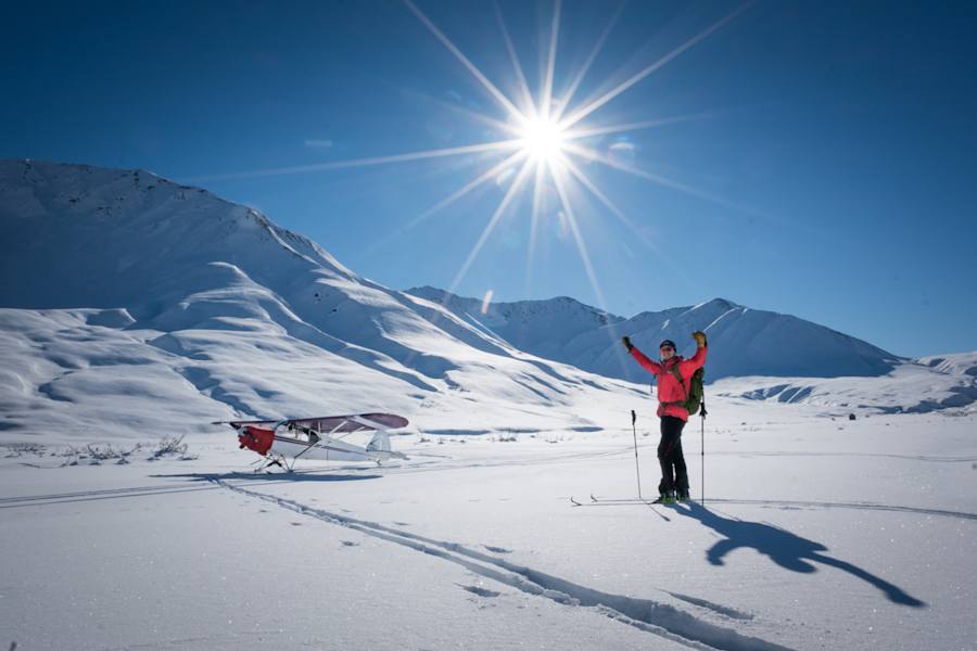 Skitouren Alaska Flugzeug Guschlbauer Bergwelten
