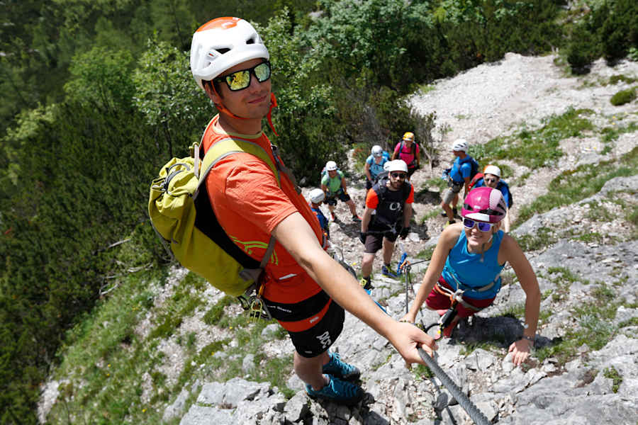 Klettersteig Gruppe