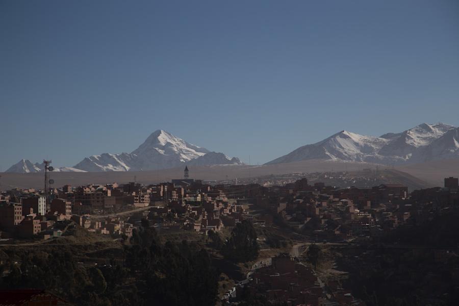 El Alto und Huayna Potosi
