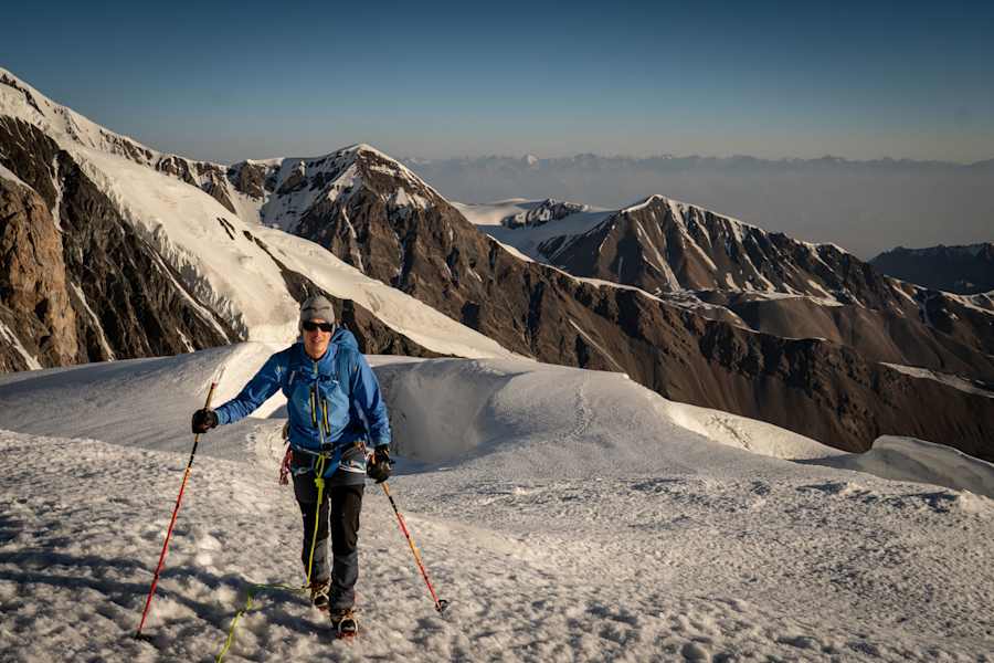 Gletscherspalten Pik Lenin