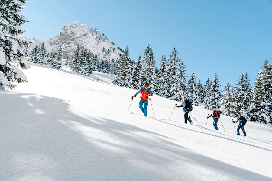 Skitourengeher im Bregenzer Wald
