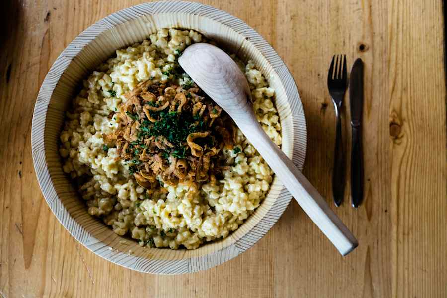 Die berühmten Käsknöpfle der Lindauer Hütte
