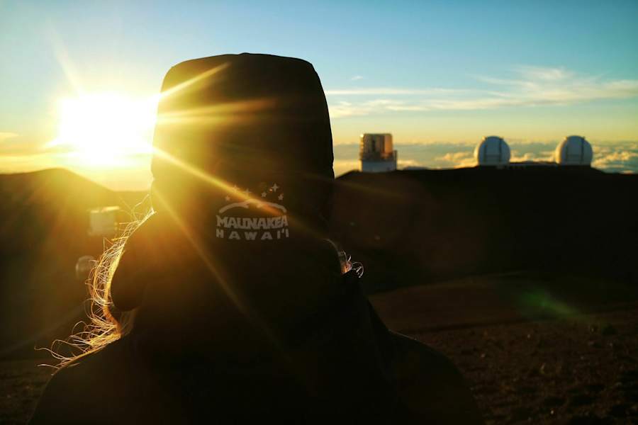 Futuristische Raumstation am Mauna Kea auf Big Island