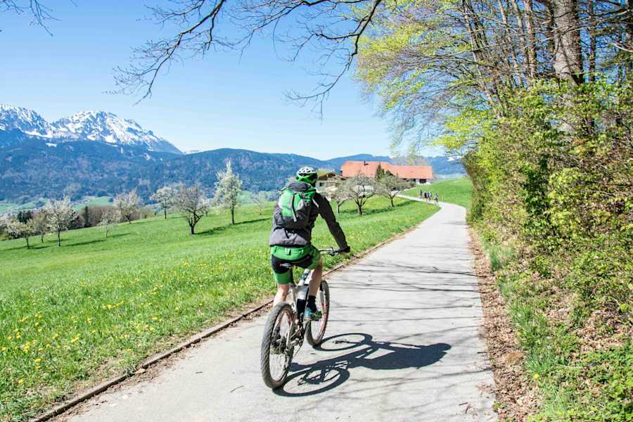 Erste Frühlingstour mit dem Mountainbike.
