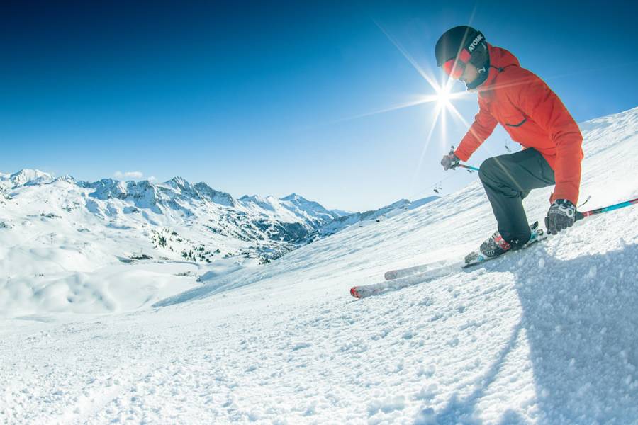Skifahrer in Obertauern