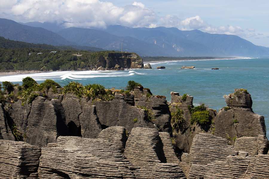 Die Pancake Rocks an der Westküste