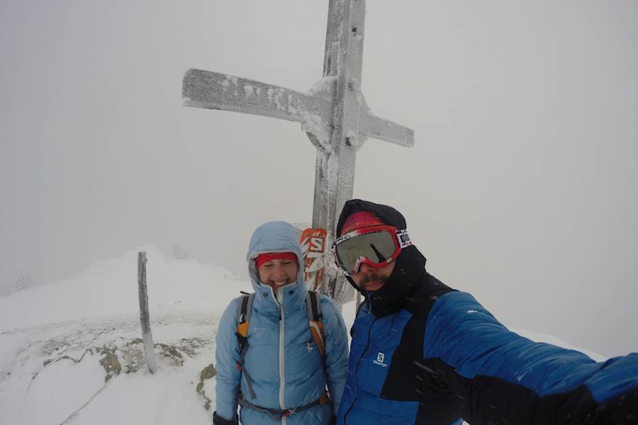 Am Gipfel des Penkkopf angekommen
